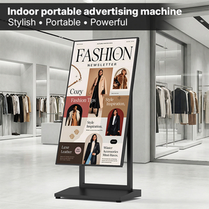 หน้าจอโฆษณาแบบพกพา <span class=keywords><strong>OLED</strong></span> ขนาด <span class=keywords><strong>42</strong></span> นิ้ว ดีไซน์ใหม่ สำหรับใช้งานภายในอาคาร เหมาะสำหรับห้างสรรพสินค้า ป้ายดิจิทัลแบบเคลื่อนย้ายได้ ตั้งพื้น รับประกัน 3 ปี - Product Image 3