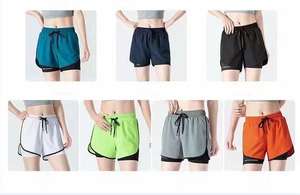 Pantalones cortos deportivos informales de secado rápido antideslumbrante Fitness correr baloncesto natación pantalones cintura media transpirable - Product Image 4