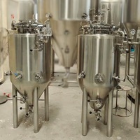 Vente flash TEKBREW Nouveau design Fermenteur à bière conique 1bbl 1BBL Réservoir de brassage domestique Unitank isobare à enveloppe pour brasserie