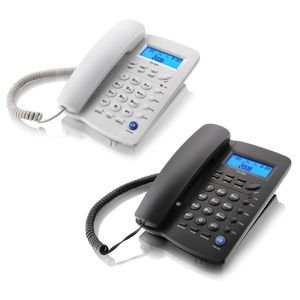 Téléphone à affichage de l'appelant Appel mains libres Téléphone fixe <span class=keywords><strong>filaire</strong></span> Téléphone fixe pour bureau à domicile Hôtel - Product Image 1