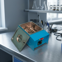 Bain-marie Le Chatelier à double paroi en acier inoxydable avec contrôleur de température numérique PID et chauffe-eau à immersion