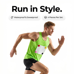 Cierres Magnéticos <span class=keywords><strong>para</strong></span> <span class=keywords><strong>Dorsales</strong></span> de Maratón - Sin Alfileres, Ultraligeros y Seguros, No Dañan la Ropa de Running - Product Image 2