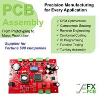 Placa de Circuito Impreso (PCBA) con Acabado de Superficie ENIG para Control de Inversor VFD en Maquinaria de Empaque, con Fabricación de PCB FR4 de Alto TG180