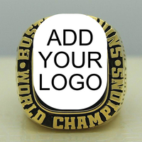 Bague de championnat personnalisée MC 1970 en or avec pierres précieuses, design géométrique en cristal naturel, style décontracté/sportif, certifiée Christian CMA