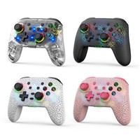 Nuevo Control de Juego Inalámbrico Universal 2.4G al por Mayor con Sensor de Movimiento de Seis Ejes e Iluminación RGB para Switch y PC