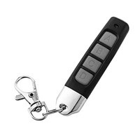 433MHz Mini émetteur sans fil interrupteur 4 boutons porte-clés avec porte-clés télécommande universelle pour voitures contrôleur électrique