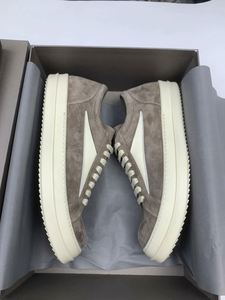 Chaussures décontractées pour hommes de créateur, chaussures de skate en cuir véritable respirant de haute qualité, semelle épaisse à lacets, style streetwear - Product Image 3