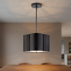 AK Laiton Métal Grande Suspension Suspendue en Poudre Noire Fini au Meilleur Prix Pour Restaurant & Décoration Intérieure - Product Image 1
