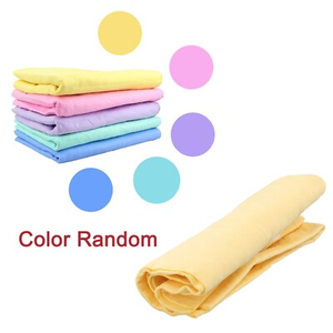 Venta caliente Toalla para mascotas Paquete <span class=keywords><strong>de</strong></span> cubo Piel <span class=keywords><strong>de</strong></span> ciervo para perros Secado rápido Piel <span class=keywords><strong>de</strong></span> ciervo pequeña Toalla <span class=keywords><strong>de</strong></span> baño para mascotas Toalla absorbente para mascotas PVA para perros - Product Image 1