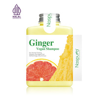 Sampo Vegan Jahe Dengan Ekstrak Jahe dan Ekstrak Wortel Memperkuat Akar, Memberikan Volume Menyegarkan untuk Rambut Menipis 400ml