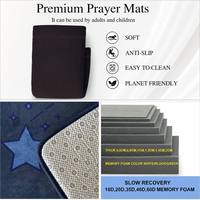 Tapis de prière pour couples, épaisseur 5 mm, 1,5 cm, 2 cm, tapis de prière islamique pour couple, nouveau design, vente en gros, tapis de prière islamique personnalisé pour couple