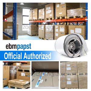 D2D146-AA02-11 ebmpapst 230V AC 290W 0.81A 2250RPM ABB Schneider SIEMENS ช่องนำเข้าคู่ทางด้านหน้าพัดลมระบายความร้อนแบบแรงเหวี่ยง - Product Image 6