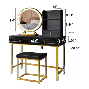 Scorte esistenti Camera Da Letto Angolo Con Golden <span class=keywords><strong>Gambe</strong></span> In Legno bella ha condotto la lampada di Induzione cintura tabella di preparazione per le <span class=keywords><strong>ragazze</strong></span> - Product Image 6