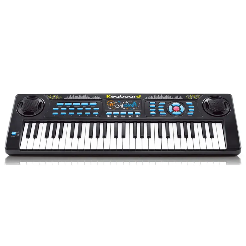 Sale 54 keys black digital music organ keyboard piano professional for kids