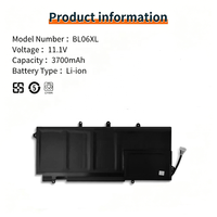 Batterie d'ordinateur portable BL06XL en gros pour HP HSTNN-DB5D HSTNN-IB5D HSTNN-W02C EliteBook Folio 1040 G2 G1, batterie OEM pour ordinateur portable