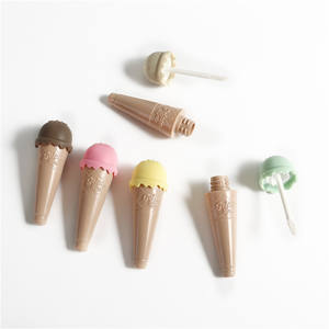 Mini belle crème glacée Popsicle en forme de tube de brillant à lèvres vide Tube de brillant à lèvres de sucette glacée avec Logo personnalisé - Product Image 6