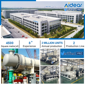 Aidear shell e tubo condensador China Big Factory Bom preço u forma trocador de calor tubo e shell - Product Image 3