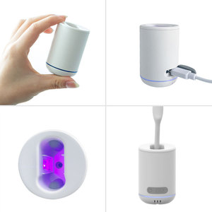 Toothbrush <b>Sterilizer</b> UV Sanitizer Portable Travel Home Use Internal Battery White Sky Blue Pink STB-023 - Product Image 3