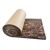 Isolation thermique de toiture et de murs de bâtiment en métal ignifuge, laine de verre de haute qualité sans formaldéhyde, rouleau ECO