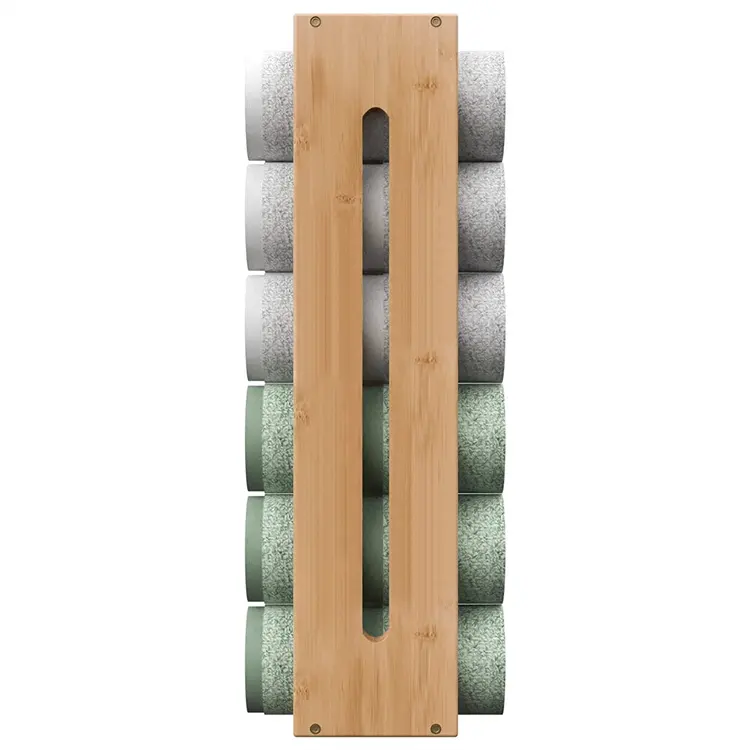 Настенный бамбуковый органайзер для ванной комнаты на заказ