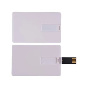 Échantillons Gratuits, Logo Personnalisé, Prix Abordable, Clé USB Carte de Crédit Vierge 1 Go, 2 Go, 4 Go, 8 Go, 16 Go, 32 Go, 64 Go pour Cadeaux - Product Image 1