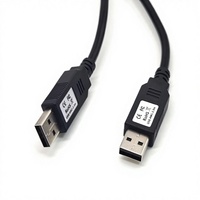 Cable USB NMC-2.5M con Chip FTDI, Cable Null Modem USB a USB para Usar con Redes de PC a PC Mediante Puerto USB, Transferencia de Archivos