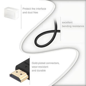 <span class=keywords><strong>Cable</strong></span> <span class=keywords><strong>de</strong></span> Extensión HDMI 2.0 <span class=keywords><strong>de</strong></span> Alta Velocidad, Macho a Hembra, 4K 60Hz, Chapado en Oro 24K, Cobre Puro con Blindaje <span class=keywords><strong>de</strong></span> Doble Lámina Trenzada para <span class=keywords><strong>TV</strong></span> - Product Image 2