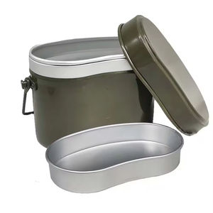 Kit de Tazón de Aluminio Ecológico Universal de 1L para 2 Personas, para Campismo y Senderismo al Aire Libre - Product Image 1