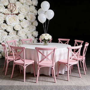 Silla de Plástico con Respaldo Cruzado para Eventos, Fiestas, Banquetes y Bodas - Product Image 3