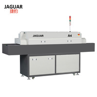 Penjualan langsung dari pabrik Oven elektrik aliran udara panas bebas timbal 4 zona untuk instrumentasi otomatis jalur produksi SMT