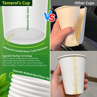 Gobelets en papier à paroi simple, durables, recyclables, de qualité alimentaire, avec logo personnalisé, disponibles en différentes couleurs et tailles, pour le service de boissons lors d'événements.