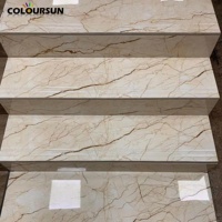 Carreaux de sol pour marches d'escalier, carreaux de sol émaillés pour marches d'escalier, design d'intérieur élégant pour la maison ou le bureau