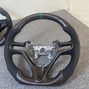 Volant en fibre de carbone personnalisé en usine pour Honda Civic sans cache d'airbag pour Honda Civic - Product Image 3