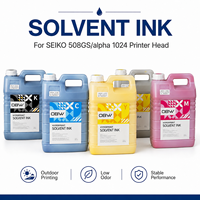 Tinta de Alta Resistencia a la Intemperie de 2 Años para Cabezales de Impresión Konica 512i 1024i, Tinta para Impresión Digital en Exteriores, para Pancartas de PVC Flexibles
