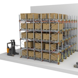 Heavy Duty Warehouse Storage Steel Racks Smart Radio Shuttle Pallet Racking