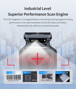 Rfid TC55-UHF-2D PDA Pocket PC di động thiết bị đầu cuối dữ liệu với 4 + 64GB Android 13 Bluetooth/Wifi 2G/3G/4G NFC cho kho hàng tồn kho - Product Image 4