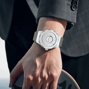 <span class=keywords><strong>Montre</strong></span> à lévitation magnétique simple pour <span class=keywords><strong>homme</strong></span> avec cadran gris de 43 mm en <span class=keywords><strong>cuir</strong></span>, dessin animé, avec boule flottante 3D, étanche, boîte cadeau - Product Image 6