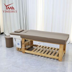 Cadre en bois bassin en céramique japonais cheveux Spa shampooing lit avec thérapie pour Salon de beauté salon de coiffure - Product Image 2