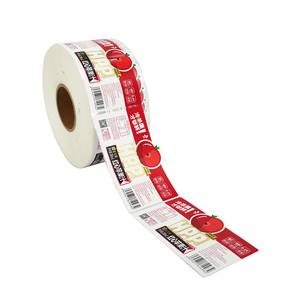 Etiquette de boisson auto-adhésive personnalisée rouleau de bouteille <span class=keywords><strong>feuille</strong></span> d'estampage et impression UV synthétique en vinyle pour usage alimentaire - Product Image 3