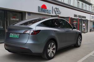 Mate metal gris a azul Vinil pegatina película vinilo envoltura película satén gris azul papel <span class=keywords><strong>de</strong></span> aluminio coche color cambiante película vinilo envoltura - Product Image 6