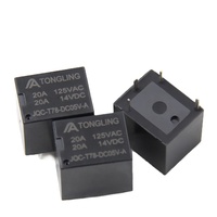 Relais JQC-T78-DC5V-A, relais de circuit imprimé scellé T78, relais de puissance 20A, TONGLING 4P 20A 125VAC/14VDC