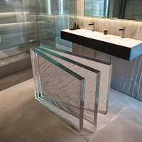 Verre feuilleté de sécurité extérieur sur mesure pour balustrade et escalier avec protection UV
