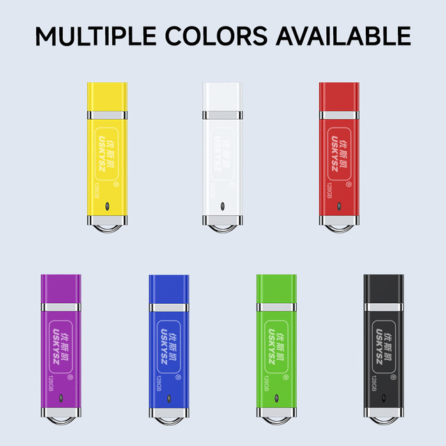 Custom Logo Bulk Swivel USB Flash Drive 2.0/3.0 512MB-64GB New 64MB Plastic Rotating USB Drive