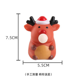 Jouets Squishy Père Noël à succès pour Noël, jouets anti-stress de Noël, balles à presser sensorielles - Product Image 3