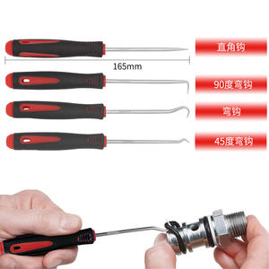 Tournevis 4 pièces durable de qualité supérieure à angle droit crochet outil de retrait crochet ensemble - Product Image 3