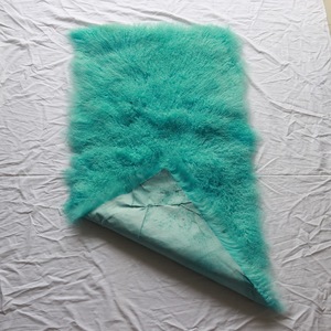 Luxurious 100% Long <strong>Curly</strong> Wool Sheepskin 60x120cm Tibetan Sheepskin Panel Custom Mongolian <strong>Lamb</strong> <strong>Fur</strong> Plate - Product Image 3