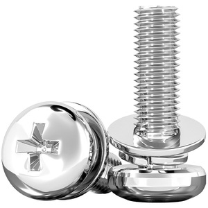 GB9074.8 304 Stainless Steel Pan Head Phillips Screw Metric Standard Thread Grade A Level 6.8 General Equipment Use - Product Image 1