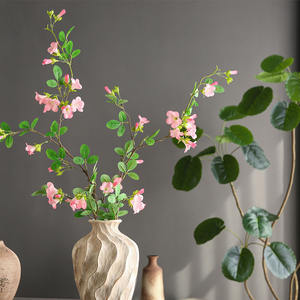 Fleur de gloire du matin artificielle, décoration d'intérieur, style <span class=keywords><strong>zen</strong></span> pastoral chinois, accessoires de fond photo en Chine - Product Image 2