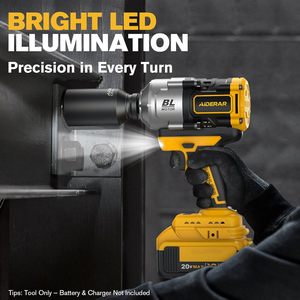 High-quality Professional Cordless Impact Wrench with a 21V Brushless Motor Suitable for Industrial and DIY Use - Product Image 5
