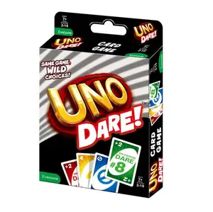 Mattel UN OS 플립 슈퍼 마리오 카드 게임 가족 재미있는 엔터테인먼트 보드 게임 포커 어린이 장난감 게임 카드 놀이